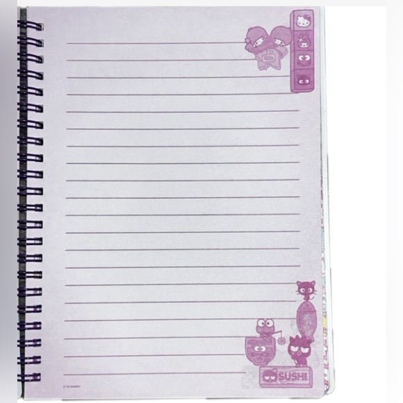 New Hello Kitty & Friends Journal with 5 Tabs - Picture 3 of 11